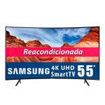 TV Samsung 55 Pulgadas 4K Ultra HD Curva Smart TV LED UN55RU7300FXZA Reacondicionada