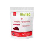 Proteína con Glutamina pounch resellable sabor chocolate LIFE 180 600 g
