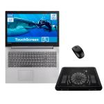 Laptop Lenovo Ideapad 320-15IKB Touch i5-8250U 256GB SSD 8GB Gris más Mouse y Base Enfriadora