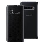 Funda Galaxy S10 Samsung Clear View Negro SAMSUNG Galaxy S10
