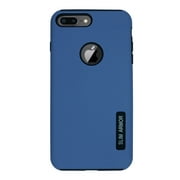 Funda new case doble capa mas vidrio templado para iPhone 7 | 8 Plus Azul marino Atti New Case