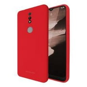 Funda Molan Cano Case De Silicon Suave Para Nokia 2.4 Rojo Molan Cano Funda de Silicon Suave Acabado Mate