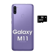 Smartphone Samsung Galaxy M11 32GB 3GB - Violeta - 1 año de garantía más Micro SD 32GB Samsung M11