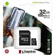Paquete 10 Memorias Micro SD 32GB KINGSTON FULL HD V10 KINGSTON Canvas Select Plus