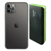 iPhone 11 Pro Max Seminuevo Desbloqueado 256gb Gris + Power Bank 10,000mah Apple iPhone MWH12LL/A