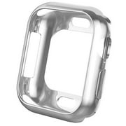 Funda Protectora Contra Caídas Protector De Pantalla Para IWatch Apple Watch Series 4 44mm plata Sunnimix Cubierta de la caja del reloj