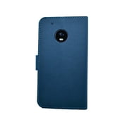 Funda tipo cartera para Motorola Moto G5 plus Azul Atti Premier diary